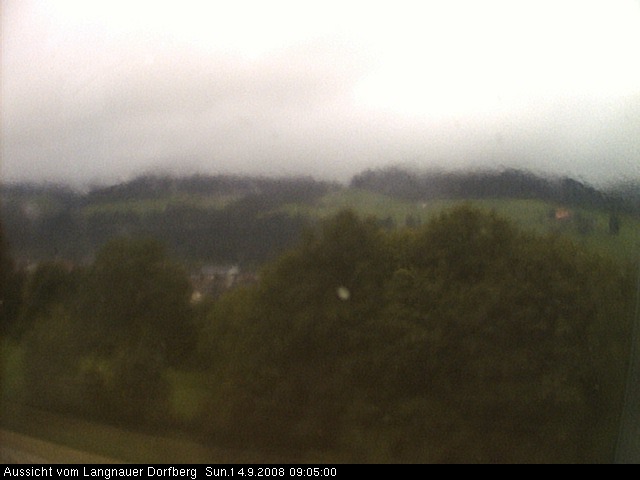 Webcam-Bild: Aussicht vom Dorfberg in Langnau 20080914-090500