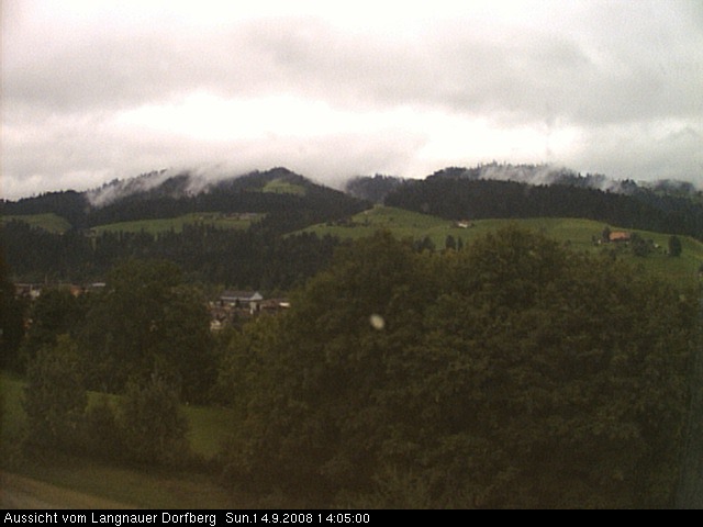 Webcam-Bild: Aussicht vom Dorfberg in Langnau 20080914-140500