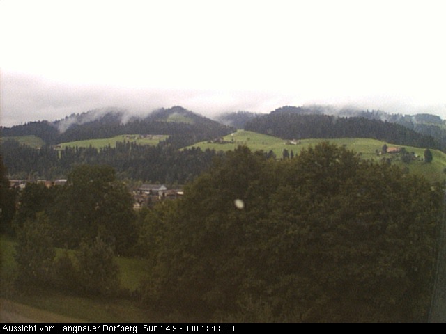Webcam-Bild: Aussicht vom Dorfberg in Langnau 20080914-150500