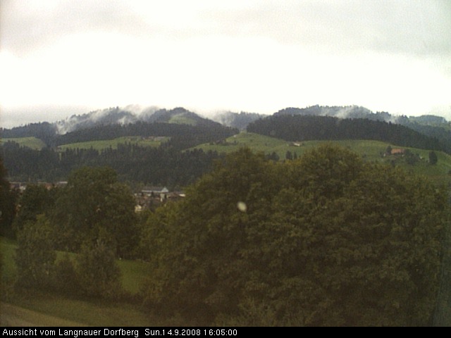 Webcam-Bild: Aussicht vom Dorfberg in Langnau 20080914-160500