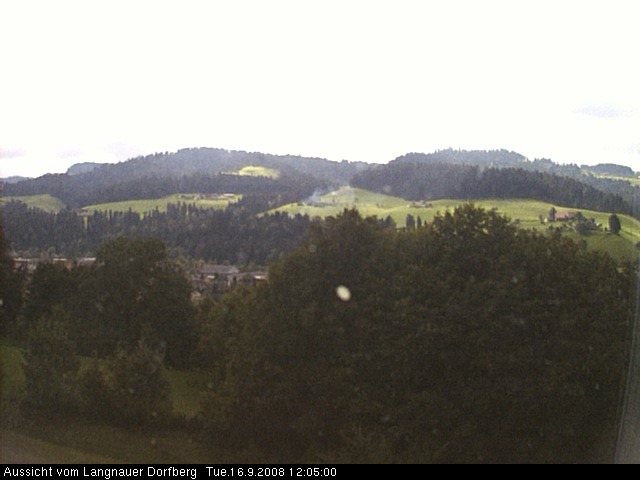 Webcam-Bild: Aussicht vom Dorfberg in Langnau 20080916-120500