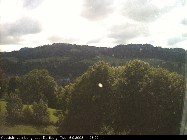 Webcam-Bild: Aussicht vom Dorfberg in Langnau 20080916-140500