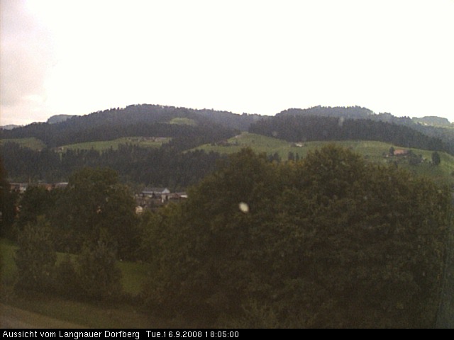 Webcam-Bild: Aussicht vom Dorfberg in Langnau 20080916-180500