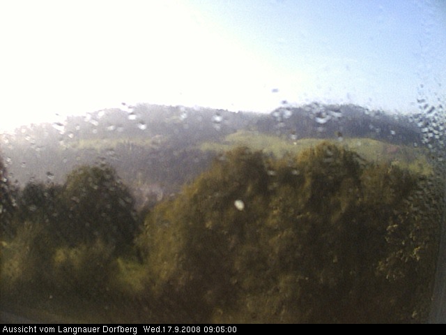Webcam-Bild: Aussicht vom Dorfberg in Langnau 20080917-090500