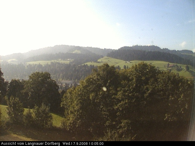 Webcam-Bild: Aussicht vom Dorfberg in Langnau 20080917-100500