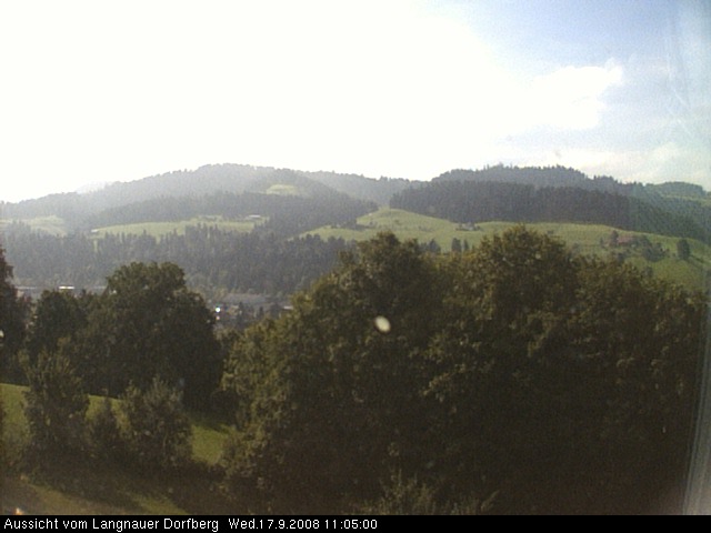 Webcam-Bild: Aussicht vom Dorfberg in Langnau 20080917-110500
