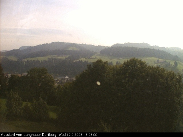 Webcam-Bild: Aussicht vom Dorfberg in Langnau 20080917-160500
