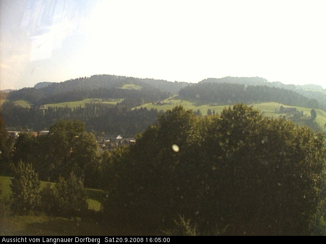 Webcam-Bild: Aussicht vom Dorfberg in Langnau 20080920-160500