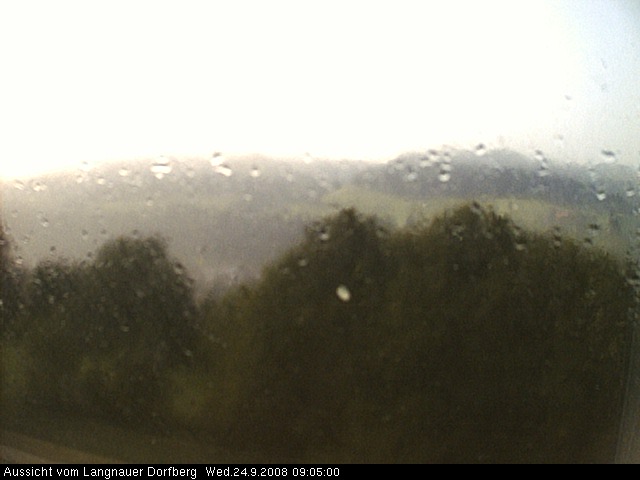 Webcam-Bild: Aussicht vom Dorfberg in Langnau 20080924-090500
