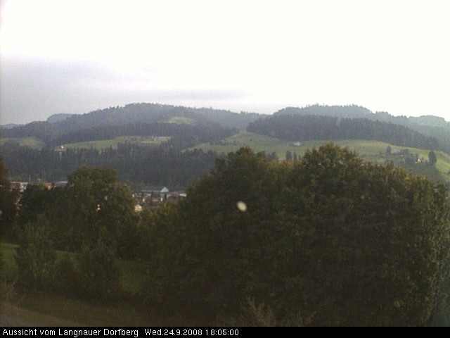 Webcam-Bild: Aussicht vom Dorfberg in Langnau 20080924-180500