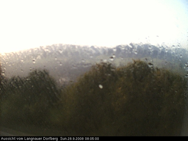 Webcam-Bild: Aussicht vom Dorfberg in Langnau 20080928-080500