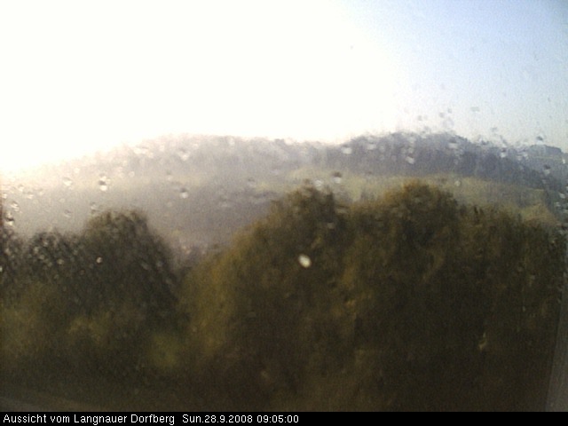 Webcam-Bild: Aussicht vom Dorfberg in Langnau 20080928-090500