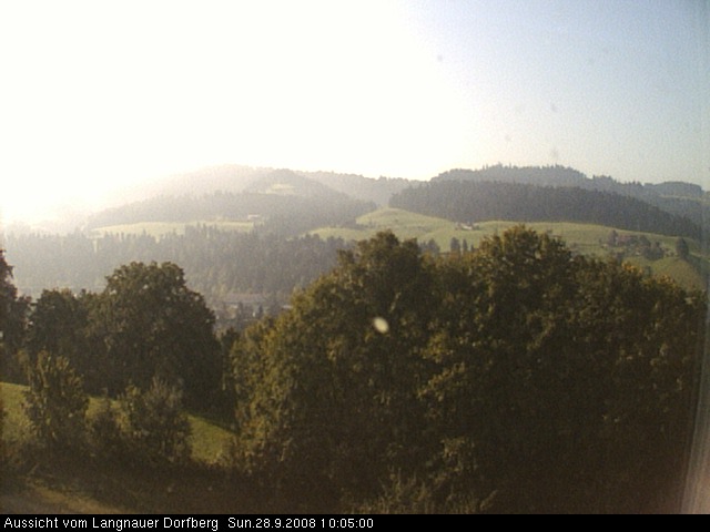 Webcam-Bild: Aussicht vom Dorfberg in Langnau 20080928-100500