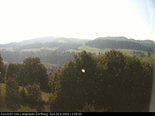 Webcam-Bild: Aussicht vom Dorfberg in Langnau 20080928-120500