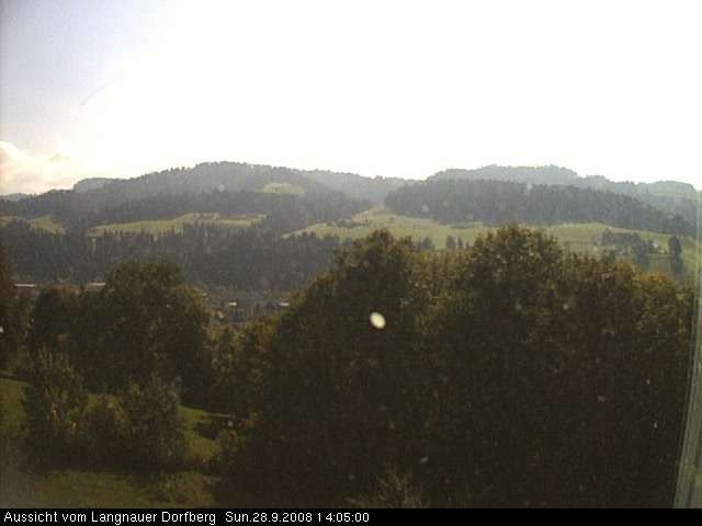 Webcam-Bild: Aussicht vom Dorfberg in Langnau 20080928-140500