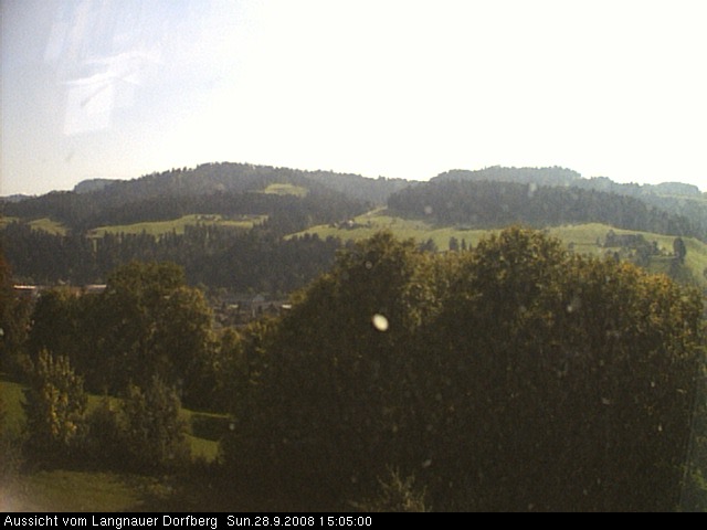 Webcam-Bild: Aussicht vom Dorfberg in Langnau 20080928-150500