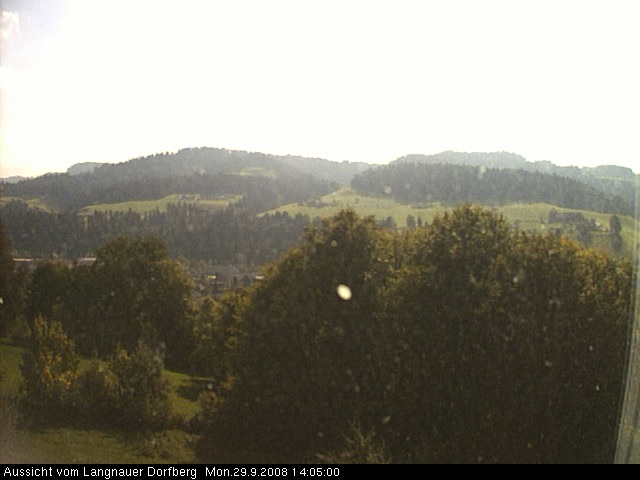Webcam-Bild: Aussicht vom Dorfberg in Langnau 20080929-140500
