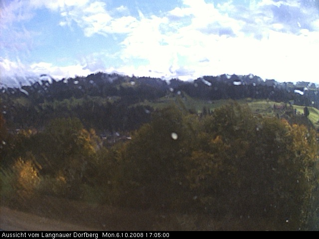 Webcam-Bild: Aussicht vom Dorfberg in Langnau 20081006-170500