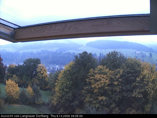 Webcam-Bild: Aussicht vom Dorfberg in Langnau 20081009-090500