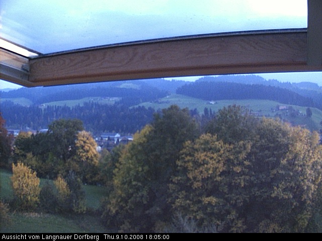 Webcam-Bild: Aussicht vom Dorfberg in Langnau 20081009-180500