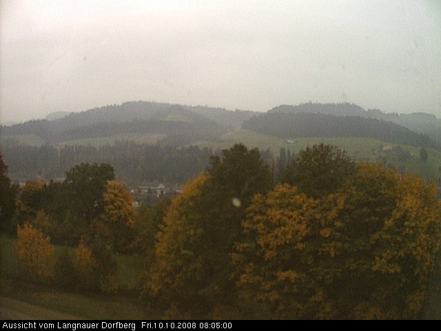 Webcam-Bild: Aussicht vom Dorfberg in Langnau 20081010-080500