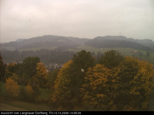 Webcam-Bild: Aussicht vom Dorfberg in Langnau 20081010-100500