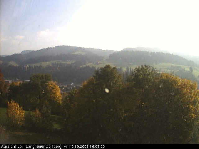 Webcam-Bild: Aussicht vom Dorfberg in Langnau 20081010-160500