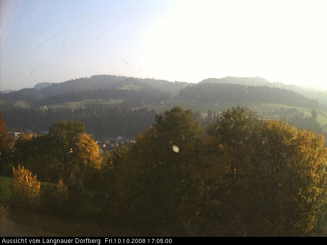Webcam-Bild: Aussicht vom Dorfberg in Langnau 20081010-170500