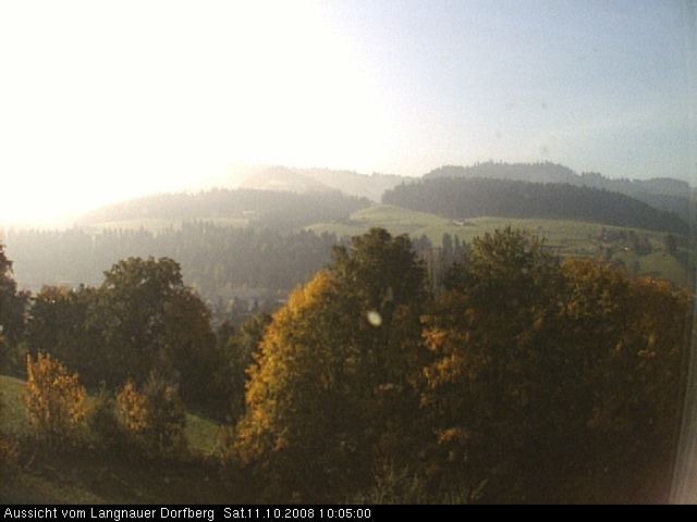 Webcam-Bild: Aussicht vom Dorfberg in Langnau 20081011-100500