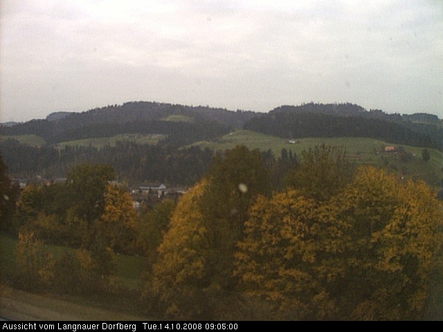 Webcam-Bild: Aussicht vom Dorfberg in Langnau 20081014-090500