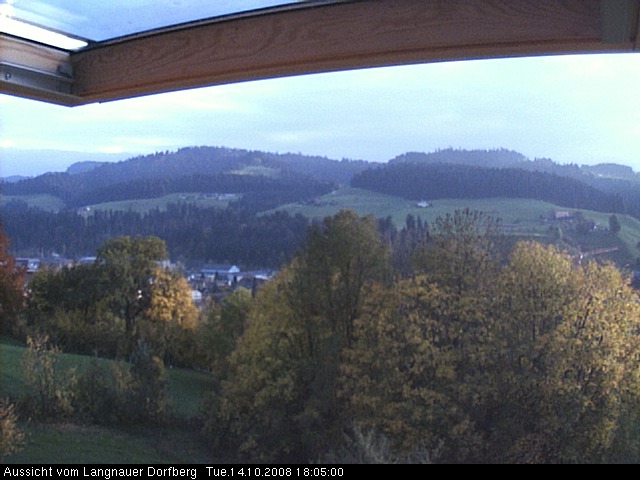 Webcam-Bild: Aussicht vom Dorfberg in Langnau 20081014-180500