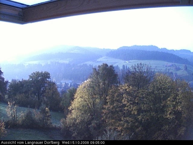Webcam-Bild: Aussicht vom Dorfberg in Langnau 20081015-090500