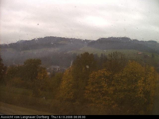 Webcam-Bild: Aussicht vom Dorfberg in Langnau 20081016-080500