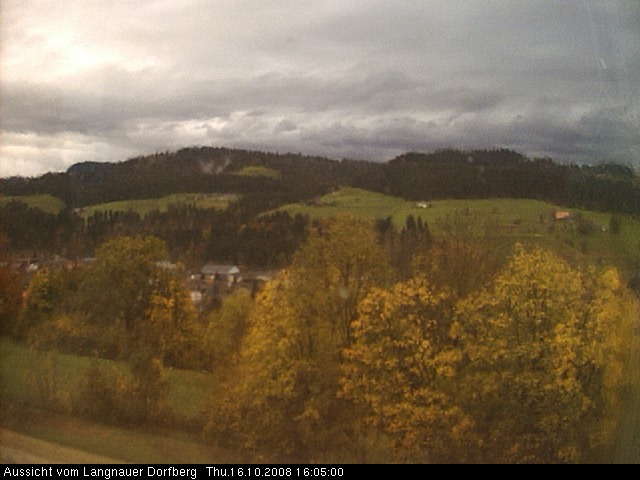 Webcam-Bild: Aussicht vom Dorfberg in Langnau 20081016-160500