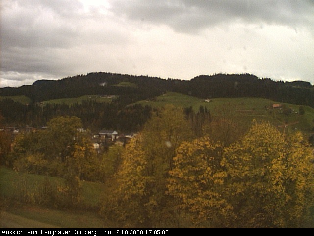 Webcam-Bild: Aussicht vom Dorfberg in Langnau 20081016-170500