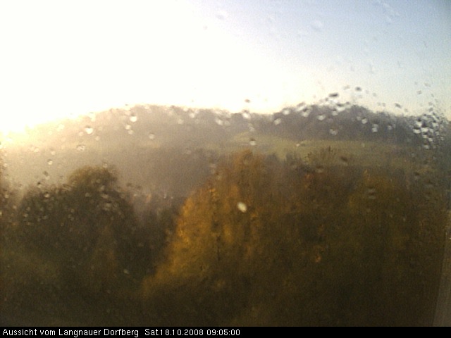 Webcam-Bild: Aussicht vom Dorfberg in Langnau 20081018-090500