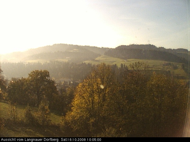 Webcam-Bild: Aussicht vom Dorfberg in Langnau 20081018-100500