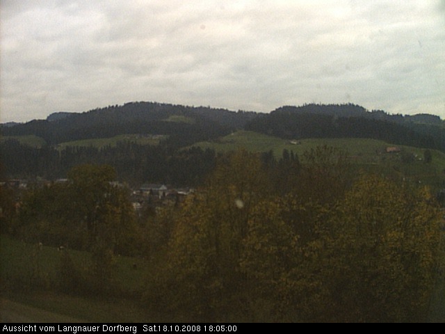 Webcam-Bild: Aussicht vom Dorfberg in Langnau 20081018-180500