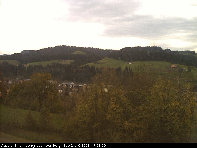 Webcam-Bild: Aussicht vom Dorfberg in Langnau 20081021-170500