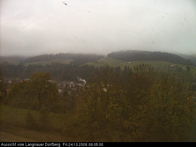 Webcam-Bild: Aussicht vom Dorfberg in Langnau 20081024-080500