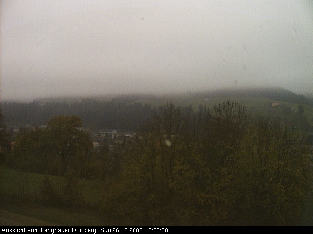 Webcam-Bild: Aussicht vom Dorfberg in Langnau 20081026-100500