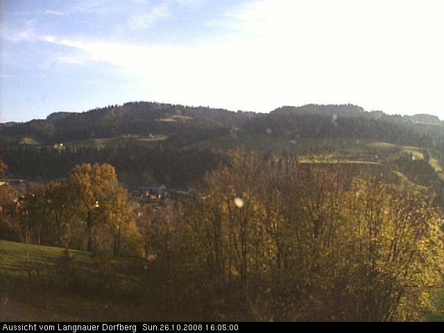Webcam-Bild: Aussicht vom Dorfberg in Langnau 20081026-160500