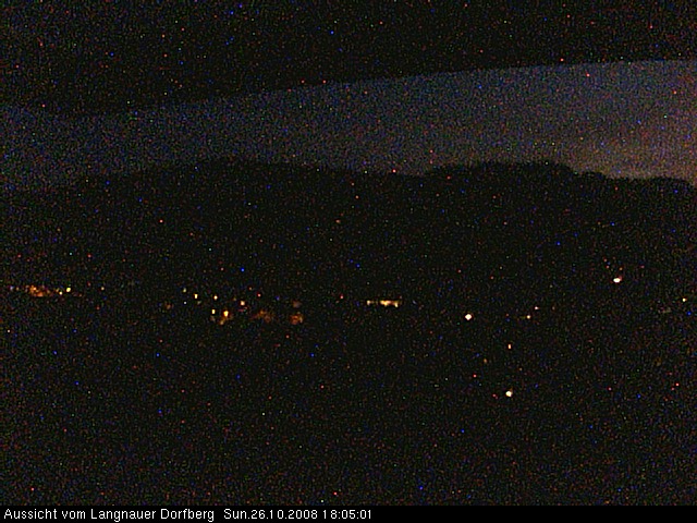 Webcam-Bild: Aussicht vom Dorfberg in Langnau 20081026-180500