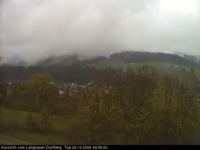 Webcam-Bild: Aussicht vom Dorfberg in Langnau 20081028-090500
