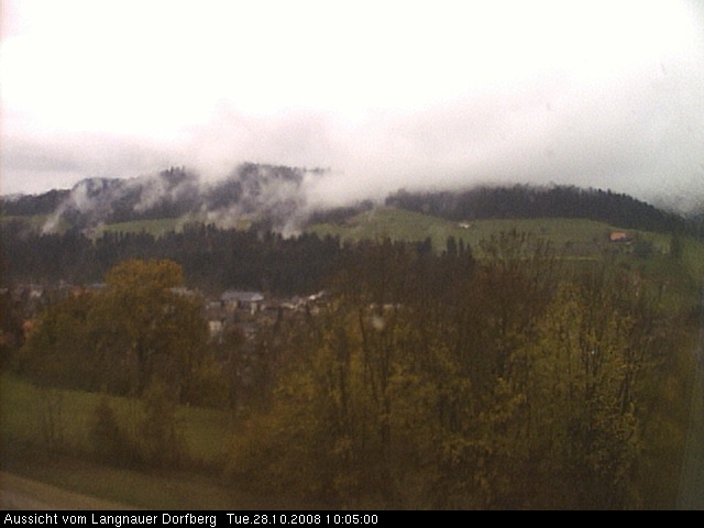 Webcam-Bild: Aussicht vom Dorfberg in Langnau 20081028-100500