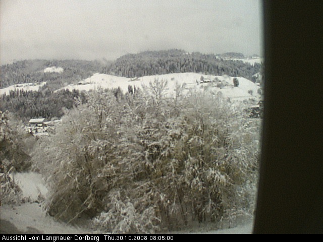Webcam-Bild: Aussicht vom Dorfberg in Langnau 20081030-080500