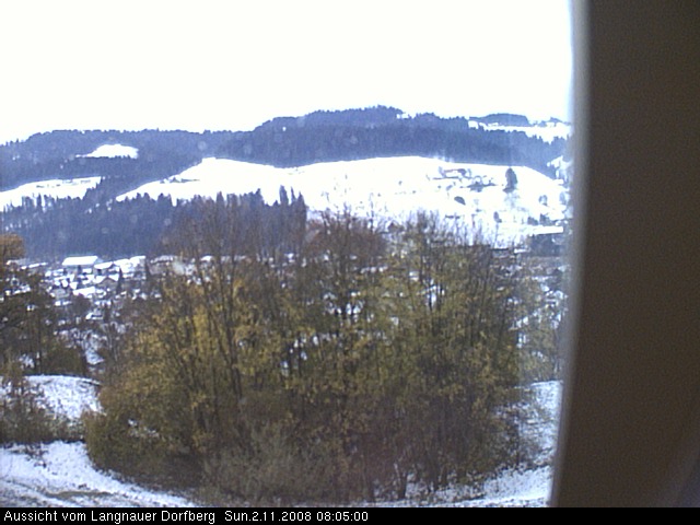 Webcam-Bild: Aussicht vom Dorfberg in Langnau 20081102-080500