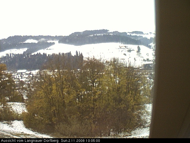 Webcam-Bild: Aussicht vom Dorfberg in Langnau 20081102-100500