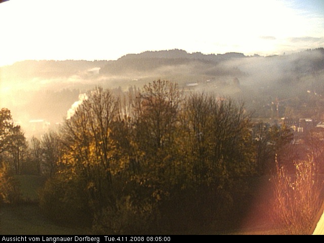 Webcam-Bild: Aussicht vom Dorfberg in Langnau 20081104-080500