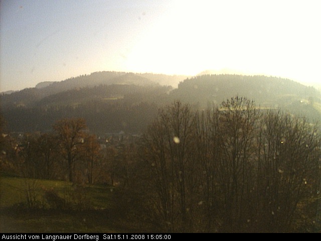 Webcam-Bild: Aussicht vom Dorfberg in Langnau 20081115-150500